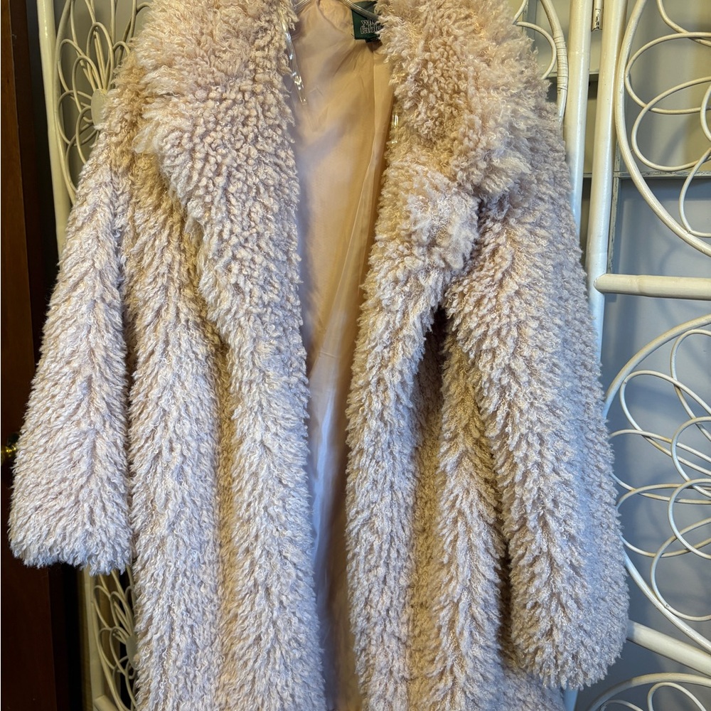 Elegant Cream Teddy Jacket for Women
